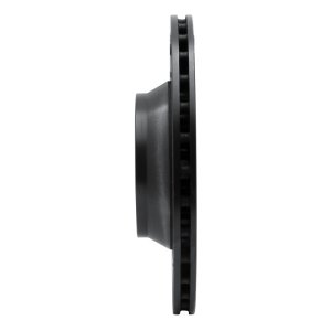 Audi TT Quattro RS Brake Rotor (1) - Rear Right - R1 Concepts - Drilled & Slotted - Black - `08-`15